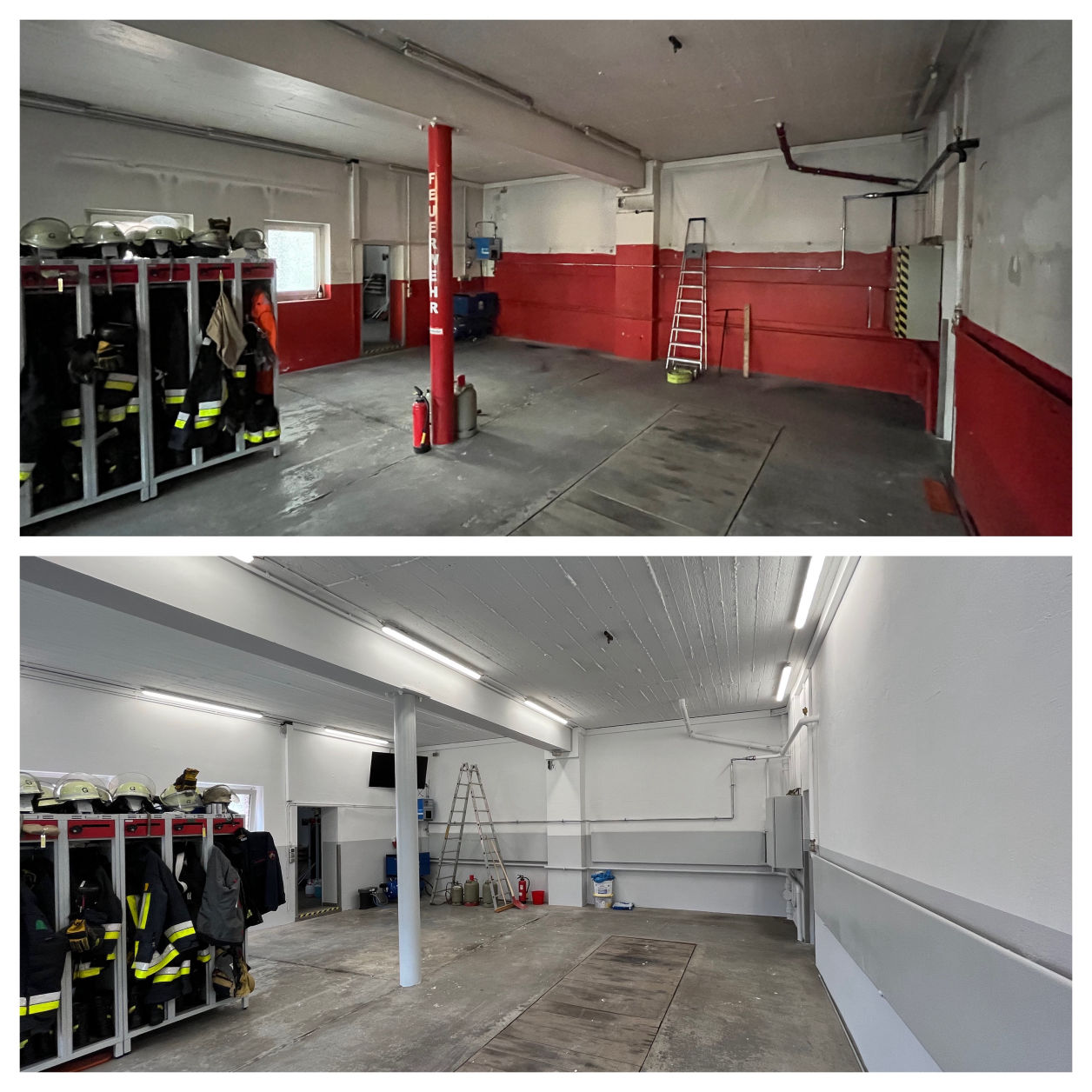 Feuerwache Kettwig v.d. Brücke Renovierung